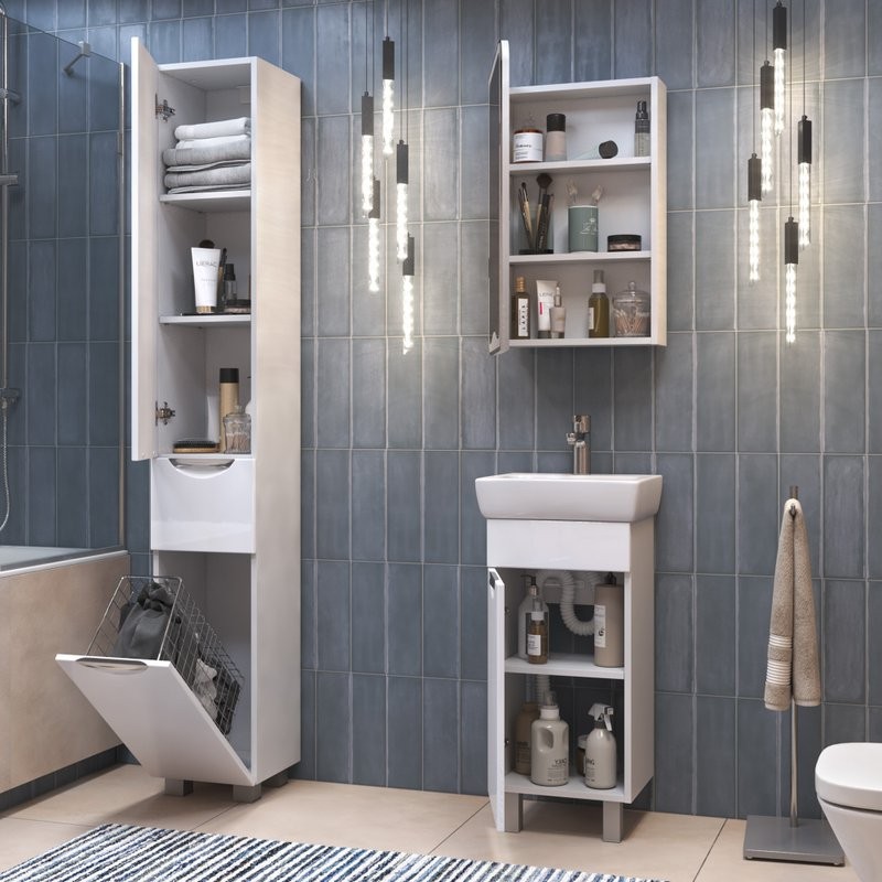 Тумба под раковину без столешницы Vigo Callao 40 белая