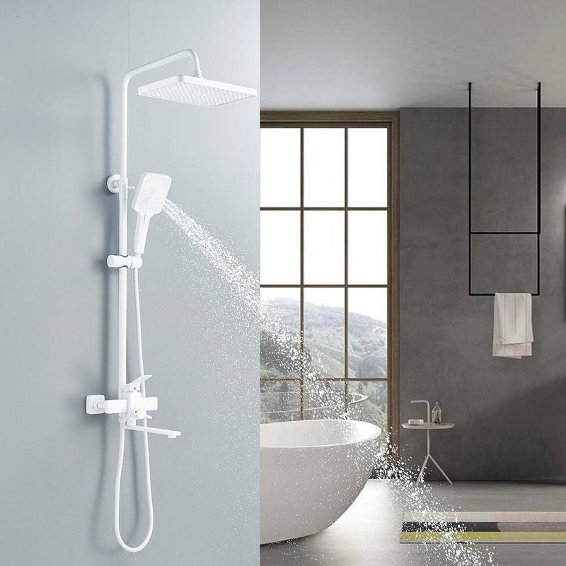 Душевая стойка Shevanik S6136C белый