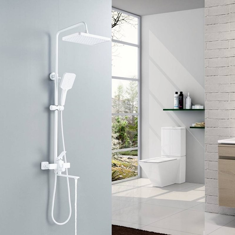 Душевая стойка Shevanik S6136C белый