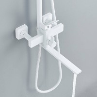 Душевая стойка Shevanik S6136C белый