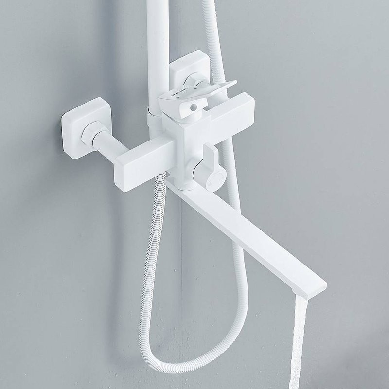 Душевая стойка Shevanik S6136C белый