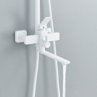 Душевая стойка Shevanik S6136C белый