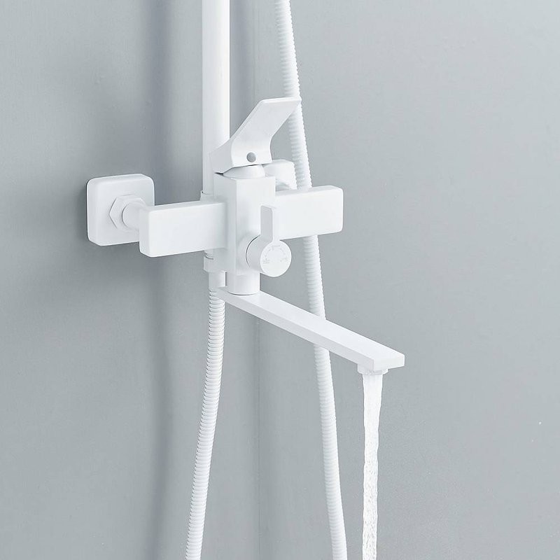 Душевая стойка Shevanik S6136C белый