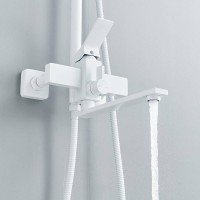 Душевая стойка Shevanik S6136C белый