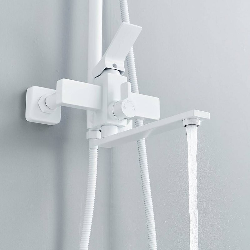 Душевая стойка Shevanik S6136C белый