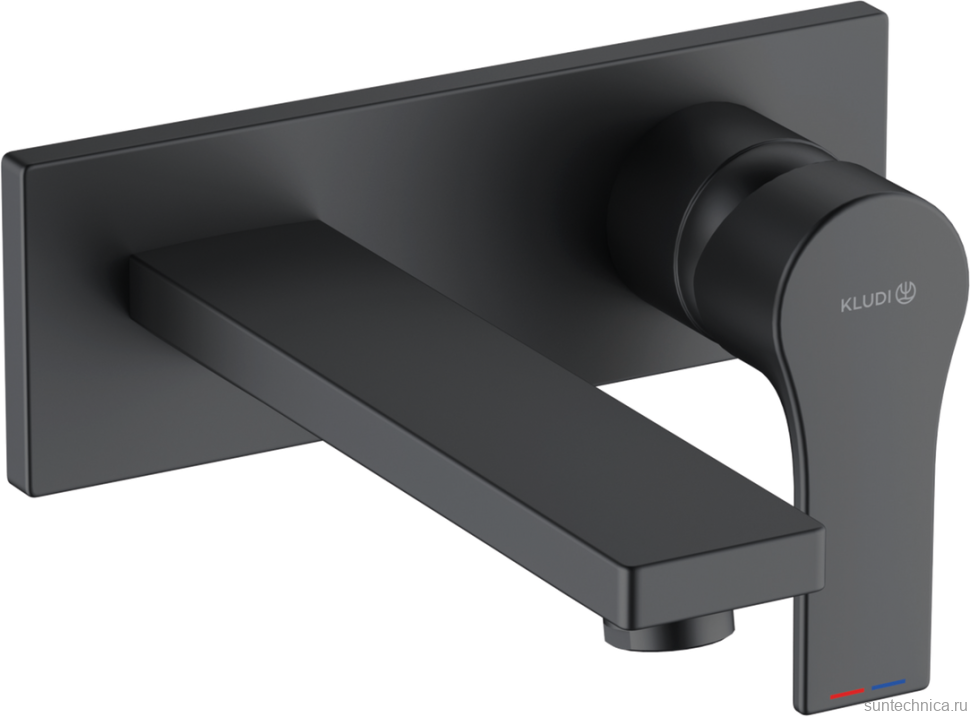 Смеситель для раковины Kludi Zenta SL 482473965 С ВНУТРЕННЕЙ ЧАСТЬЮ матовый черный