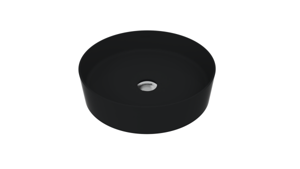 Накладная раковина Creavit Loop LP145-00SM00E-0000 черная матовая