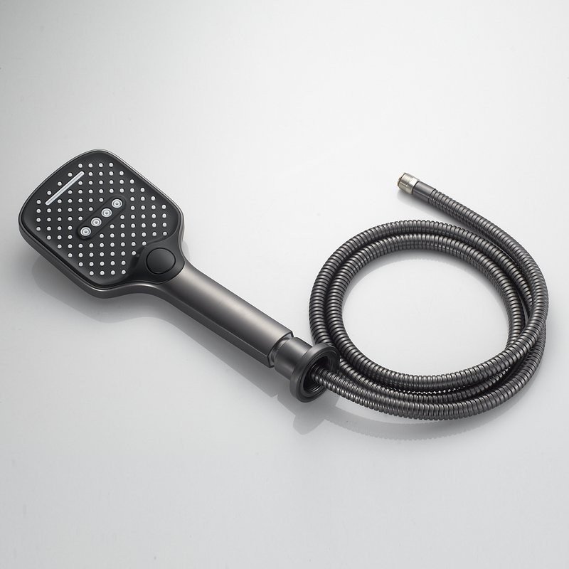 Смеситель на борт ванны Shevanik S4112T оружейная сталь