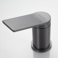 Смеситель на борт ванны Shevanik S4112T оружейная сталь Смеситель на борт ванны Shevanik S4112T оружейная сталь