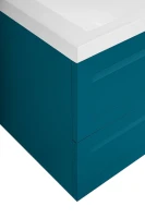 Тумба под раковину без столешницы Art&Max Platino 100 подвесная, бирюзовая матовая