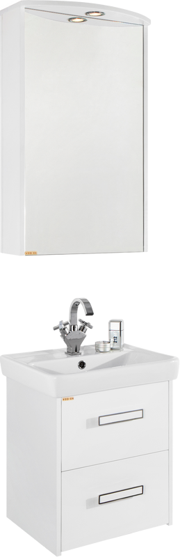 Мебель для ванной комнаты Vod-Ok Мона 50 с ящиками, белая