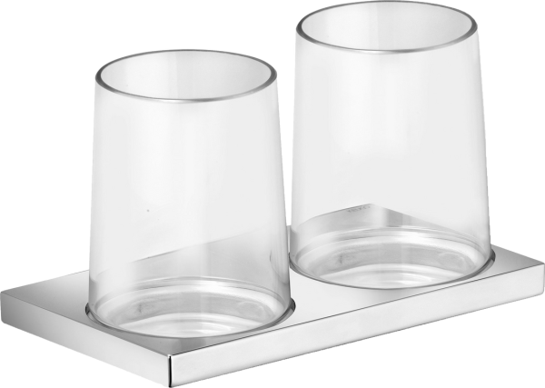 Стакан Keuco Edition 11 11151019000 двойной, хром