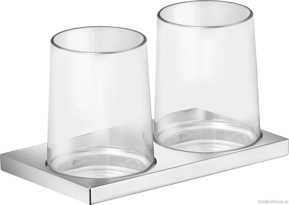 Стакан Keuco Edition 11 11151019000 двойной, хром