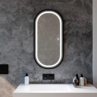 Зеркало Mixline Виола -лофт 50 с подсветкой, пластиковая рама