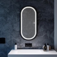 Зеркало Mixline Виола -лофт 50 с подсветкой, пластиковая рама