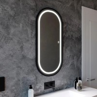 Зеркало Mixline Виола -лофт 50 с подсветкой, пластиковая рама