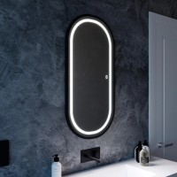 Зеркало Mixline Виола -лофт 50 с подсветкой, пластиковая рама