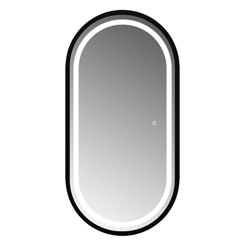 Зеркало Mixline Виола -лофт 50 с подсветкой, пластиковая рама