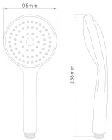 Душевая лейка Splenka S450 S450.08.06 черный Душевая лейка Splenka S450 S450.08.06 черный