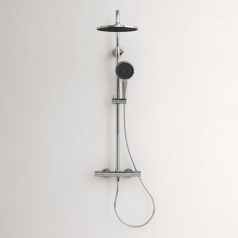 Душевая стойка Sancos Etna SC9007CH с термостатом, хром
