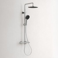 Душевая стойка Sancos Etna SC9007CH с термостатом, хром