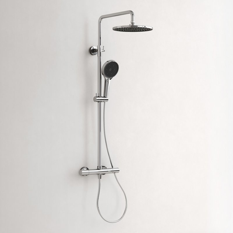 Душевая стойка Sancos Etna SC9007CH с термостатом, хром