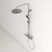 Душевая стойка Sancos Etna SC9007CH с термостатом, хром