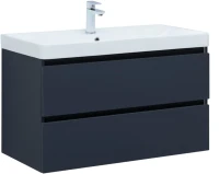 Тумба с раковиной Aquanet Вега 2.0 90 подвесная, маренго