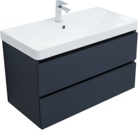 Тумба с раковиной Aquanet Вега 2.0 90 подвесная, маренго