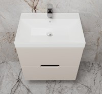 Тумба под раковину Style Line Матис 60 подвесная, крем