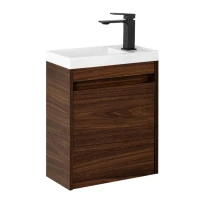 Мебель для ванной комнаты Art&Max Family-M 40 подвесная, bourbon oak, с дверцей