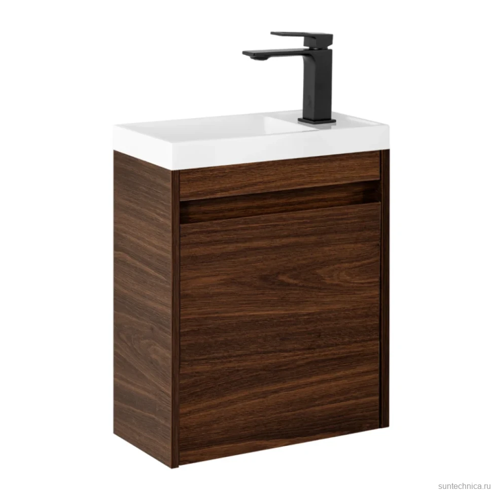 Мебель для ванной комнаты Art&Max Family-M 40 подвесная, bourbon oak, с дверцей