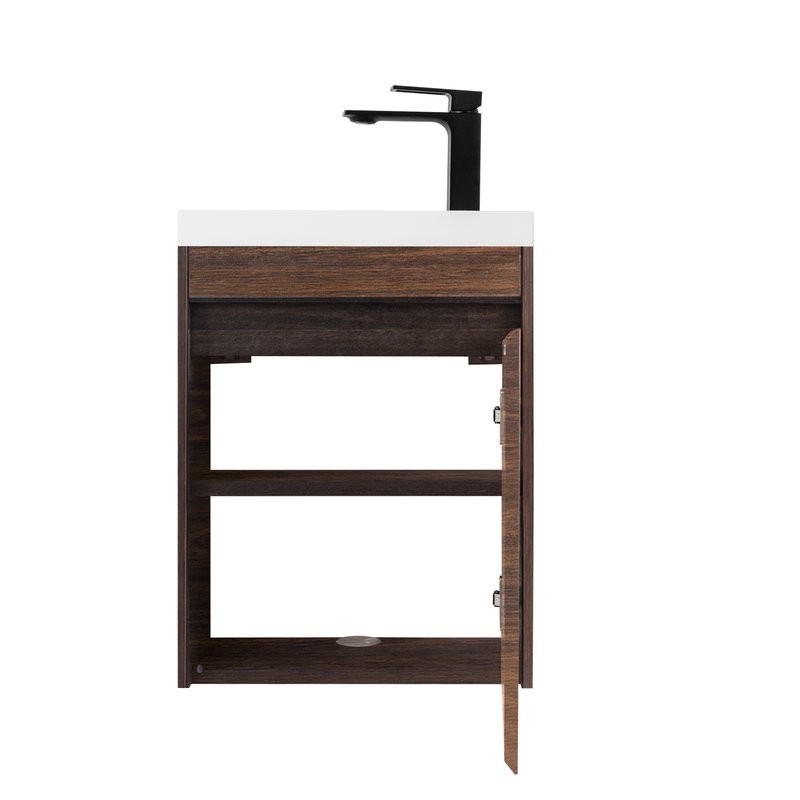 Мебель для ванной комнаты Art&Max Family-M 40 подвесная, bourbon oak, с дверцей