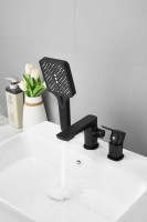 Смеситель на борт ванны BELZ B715 B66715-7 черный