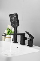 Смеситель на борт ванны BELZ B715 B66715-7 черный