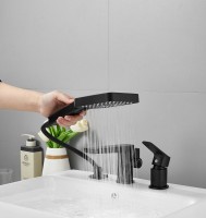 Смеситель на борт ванны BELZ B715 B66715-7 черный