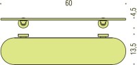 Полка Colombo Design Basic B2716