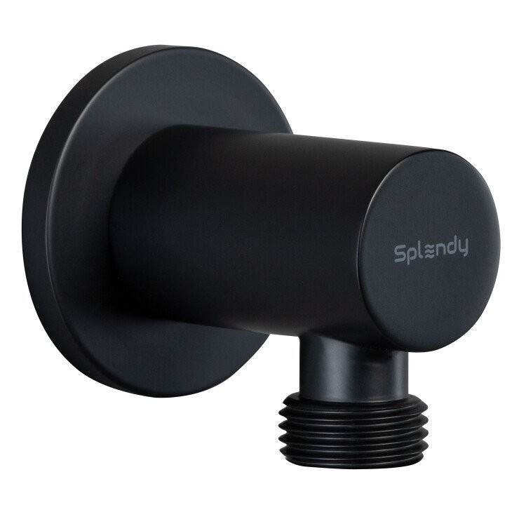 Шланговое подключение Splendy AA215NRLBM матовое черное