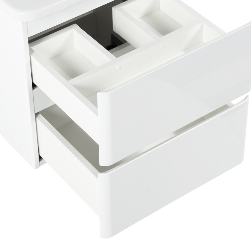Тумба с раковиной BelBagno Albano-Cer 50 подвесная, bianco lucido