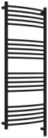 Полотенцесушитель электрический Сунержа Богема 3.1 31-6003-1250 130x55 см, подключение справа, матовый черный, лесенка