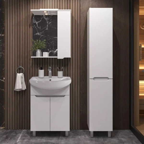 Мебель для ванной комнаты SanStar Лайн 60 белая