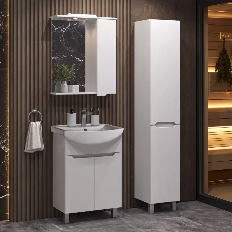 Мебель для ванной комнаты SanStar Лайн 60 белая