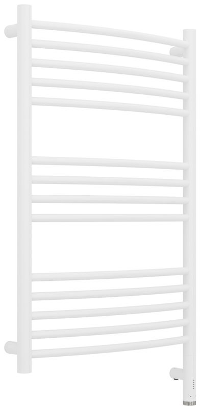 Полотенцесушитель электрический Сунержа Богема 3.1 30-6003-8050 90x55 см, подключение справа, матовый белый, лесенка
