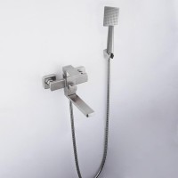 Смеситель для ванны с душем Frap H802 F32802 сатин Смеситель для ванны с душем Frap H802 F32802 сатин