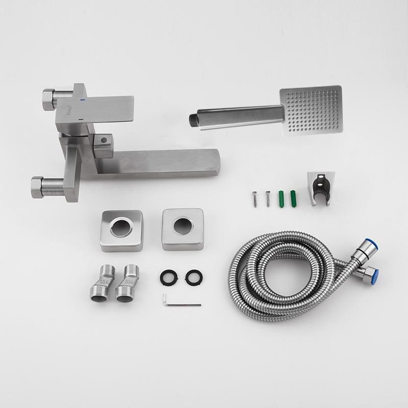 Смеситель для ванны с душем Frap H802 F32802 сатин