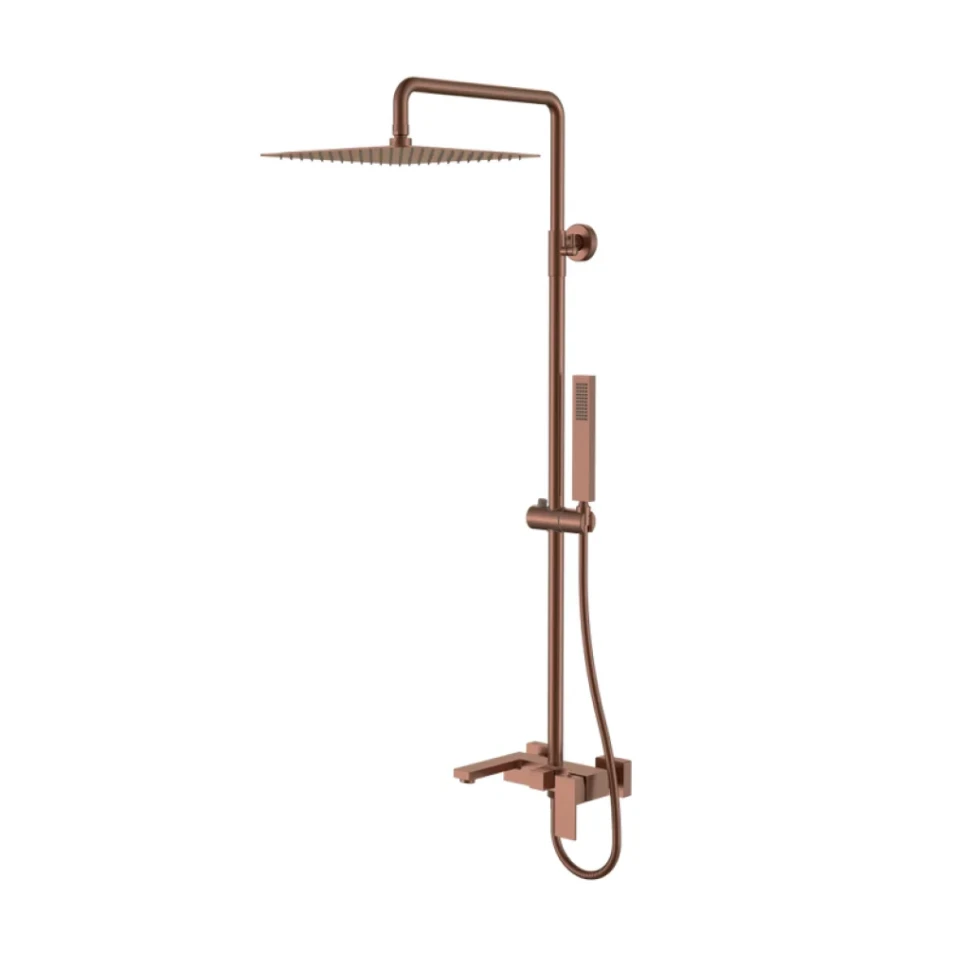 Душевая стойка Boheme Qubic 478-BRB brushed bronze