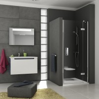 Душевая дверь в нишу Ravak Smartline SMSD2-120 A R Transparent, профиль хром