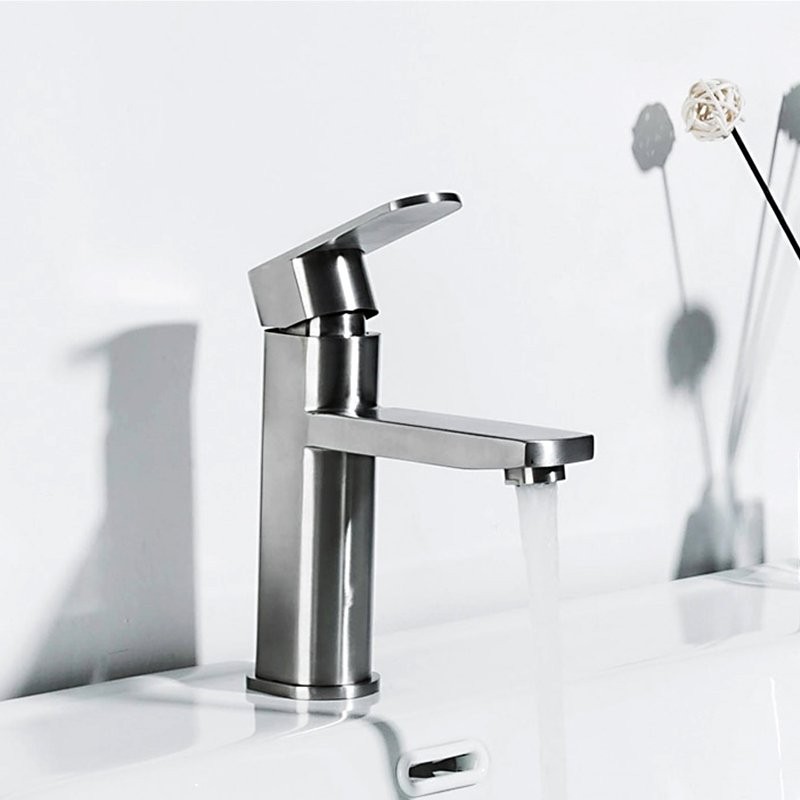 Смеситель для раковины Frap F10805 сатин