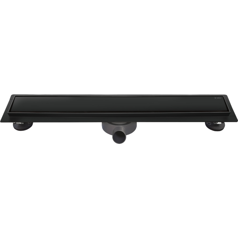 Душевой трап (лоток) AltroBagno Livello AltroBagnoLivello071214MB 80 см, решетка матовая черная, под плитку