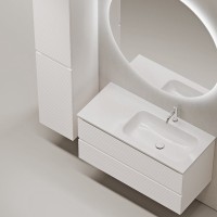 Тумба с раковиной Sancos Folk 100 R bianco